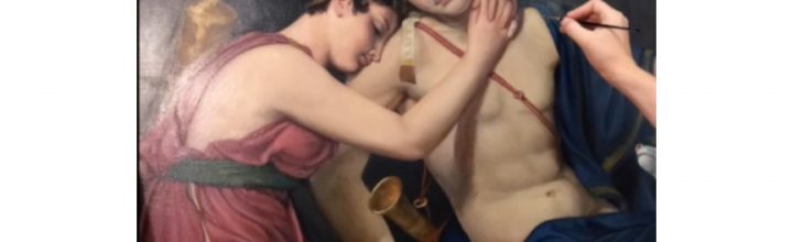 Dustin Bonivert forging Jacques Louis David’s painting Dustin Bonivert forging Jacques Louis David’s painting