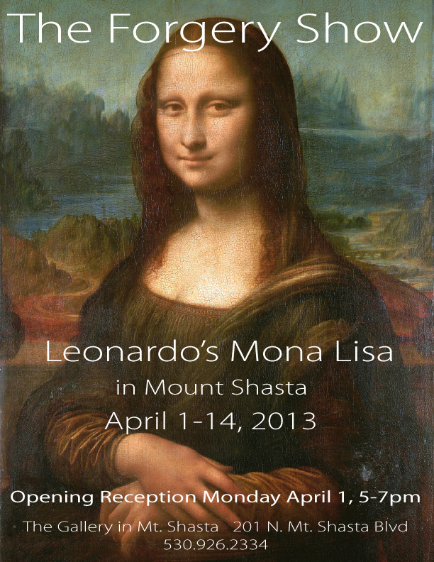 Leonardo da Vinci’s Mona Lisa in Mount Shasta
