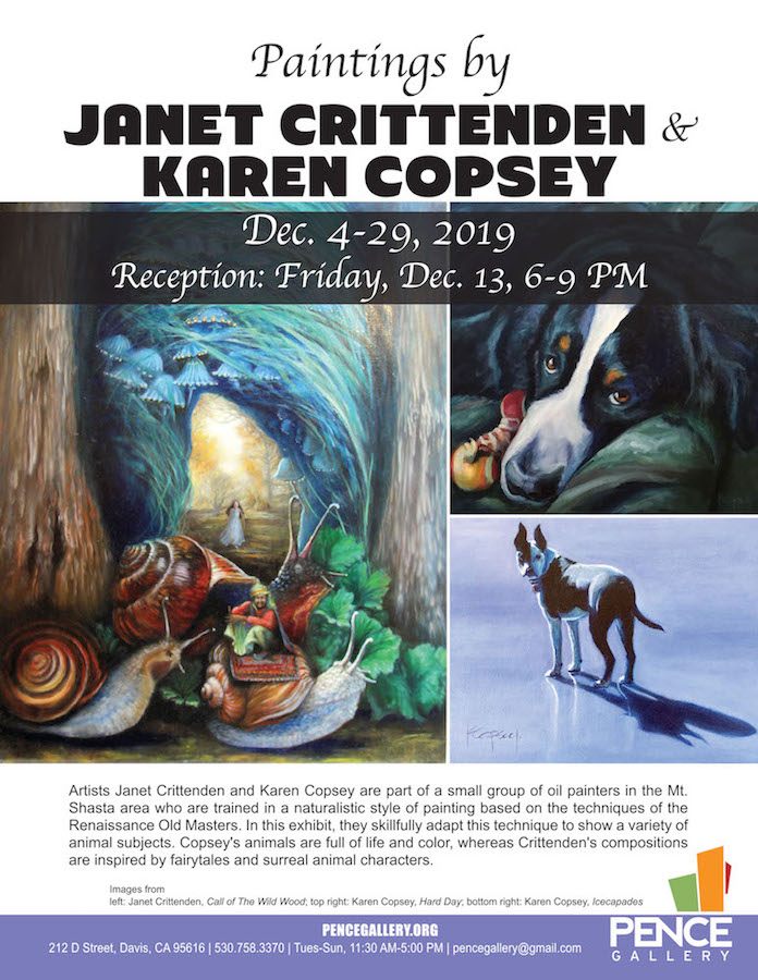 Janet Crittenden & Karen Copsey at Pence Gallery in Davis